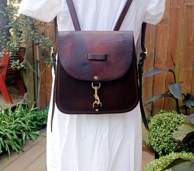 Vintage Leather Backpack ‘The Percheron’