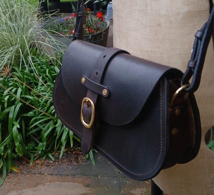 Vintage Leather Handbag – Cob Dark Brown