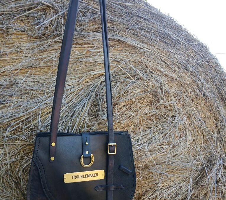 Vintage Leather Handbag -Hackney Troublemaker